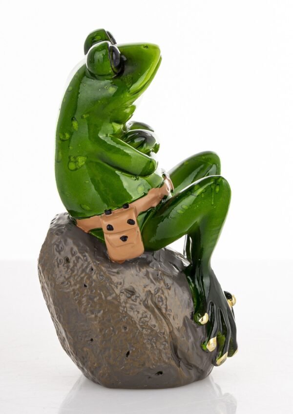 2-1.jpg FIGURKA ŻABA NA KAMIENIU 10,5x5x6