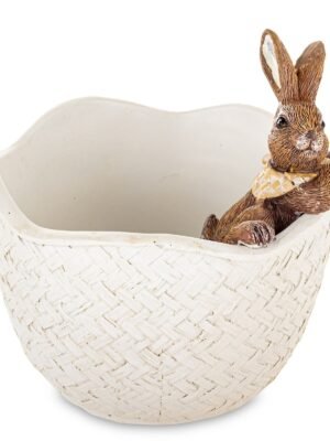 Osłonka na doniczkę z króliczkiem