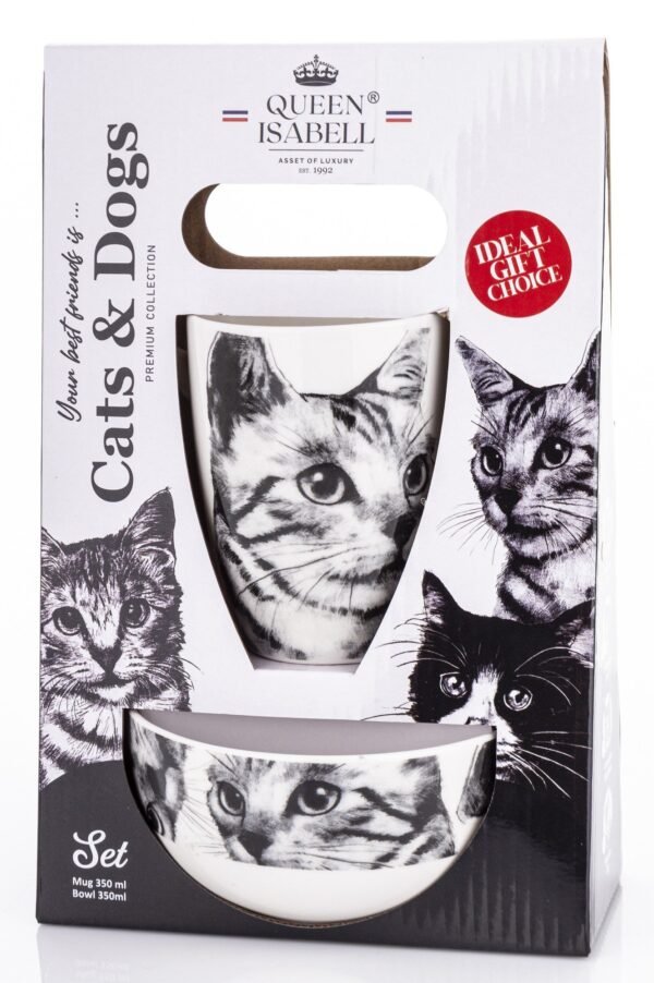 Kubek Z Miseczką Kot