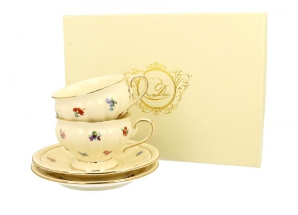 Kpl. 2 Filiżanek Ze Spodkiem England 220Ml