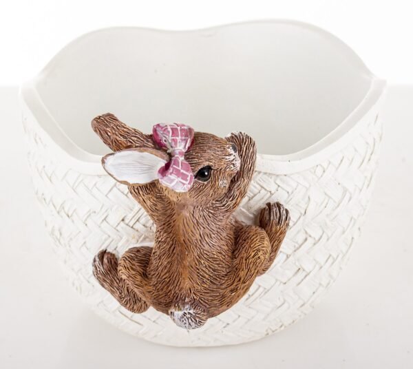 Osłonka na doniczkę z króliczkiem