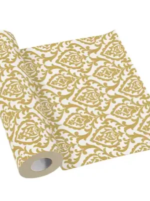 Bieżnik 40cmx24m Aitland Portuguese Tiles gold