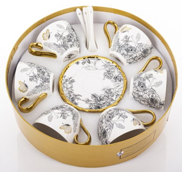 Filiżanka z podstawką i łyżeczką 6+6+6