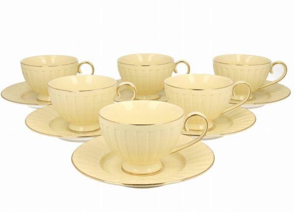 6 Filiżanek Ze Spodkiem Nina