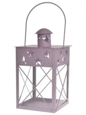 LATARENKA Z GWIAZDKAMI RÓŻOWA