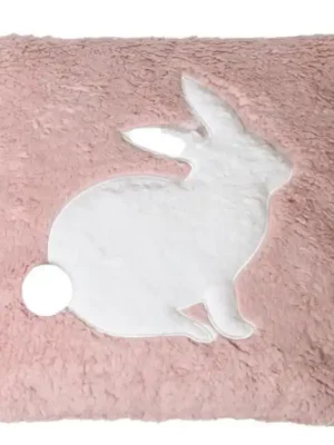 PODUSZKA Z KRÓLIKIEM RÓŻOWA