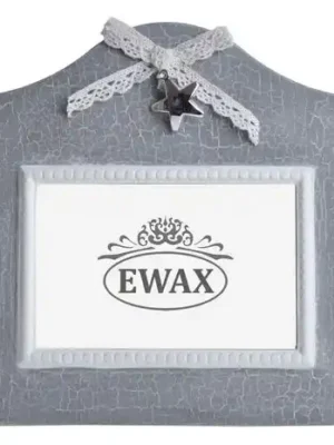 RAMKA NA ZDJĘCIE SZARA PRZECIERANA