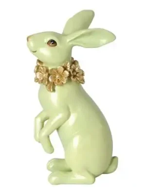 ZAJĄC CERAMICZNY ZIELONY