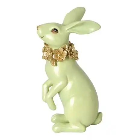 ZAJĄC CERAMICZNY ZIELONY