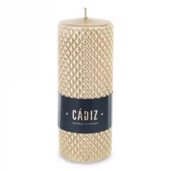 Świeca Złota Duży Walec