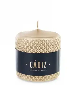 Świeca Złota Mały Walec