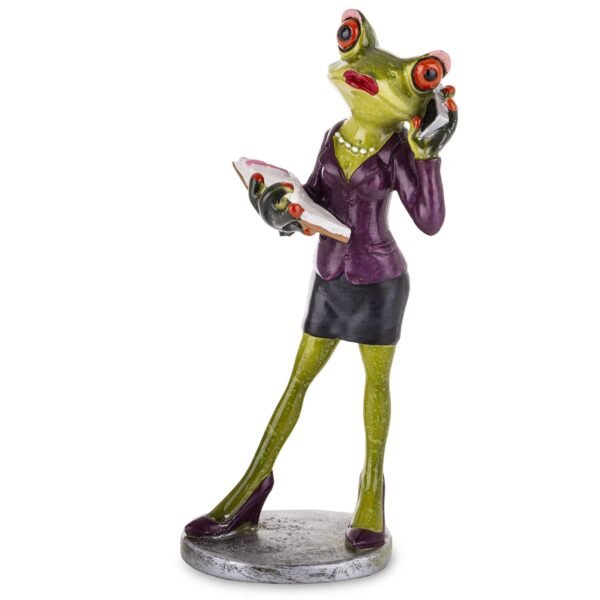 Figurka żabka elegantka kierowniczka prezent żaba