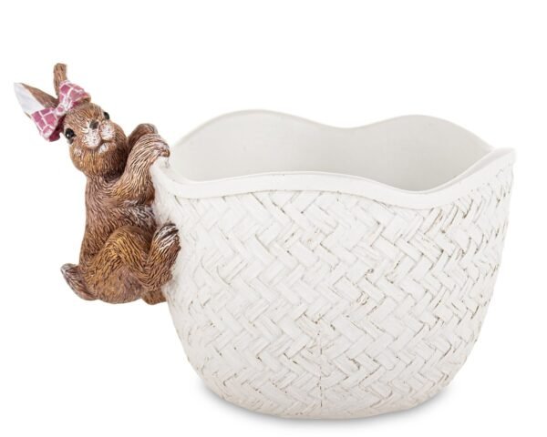 Osłonka na doniczkę z króliczkiem