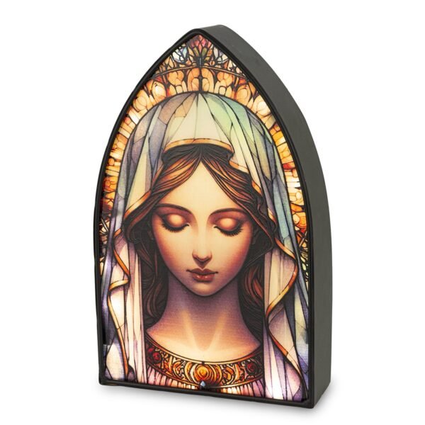 Lampion Witrażowy Led