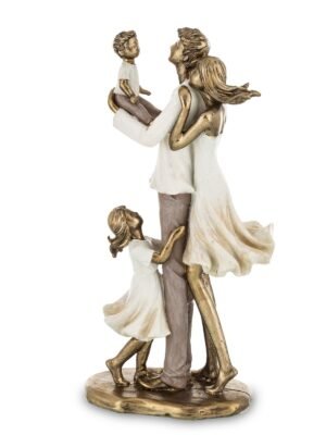 Figurka para z dziećmi