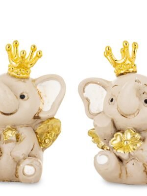 Parka uroczych słoników - 2 szt, komplet