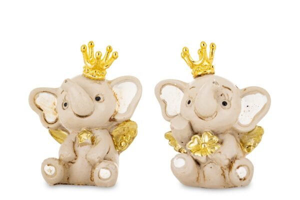 Parka uroczych słoników - 2 szt, komplet