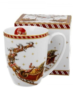 Kubek Classic Santa On Sleigh