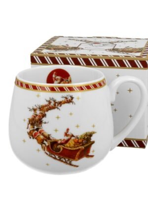 Kubek Baryłka Santa On Sleigh