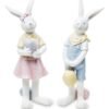 Figurki króliczków wielkanocnych komplet