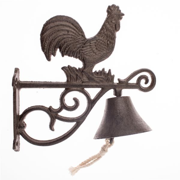 Dzwon żeliwny z kogutem