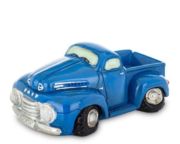 Skarbonka w kształcie niebieskiego samochodu