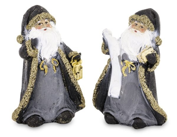 Zestaw dwóch figurek Święty Mikołaj