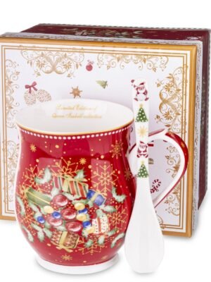 Kubek Z Łyżeczką  w Dekoracyjnym Opakowaniu