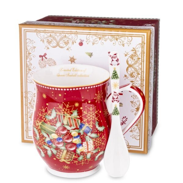 Kubek Z Łyżeczką  w Dekoracyjnym Opakowaniu