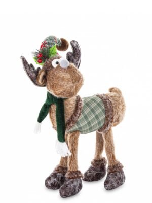 Figurka renifer świąteczny