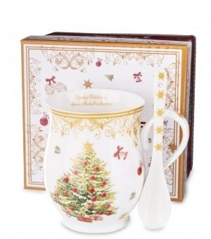 Kubek Z Łyżeczką w Dekoracyjnym Opakowaniu