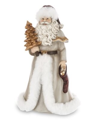 Figurka Mikołaj z choinką