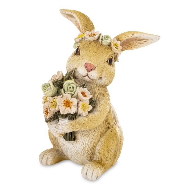 aa-30-5.jpg Figurka Królik Z Bukietem