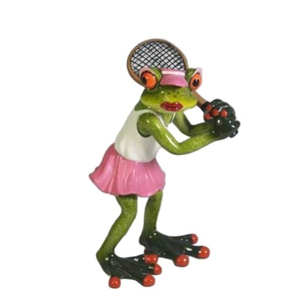 Figurka  żaba tenisistka