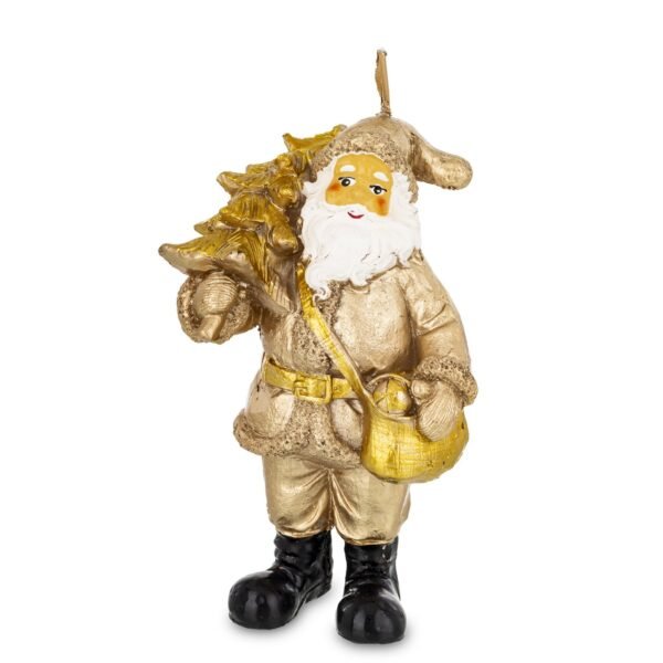 Świeca Mikołaj  Złoty