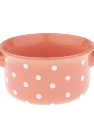 aa-37-1.jpg Miska ceramiczna - łosoś w kropki