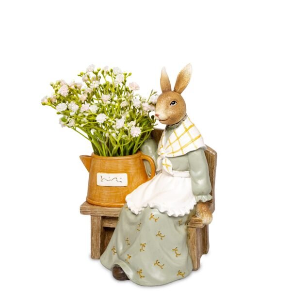 Figurka Pani Królik Zajączek Wielkanocny 20cm