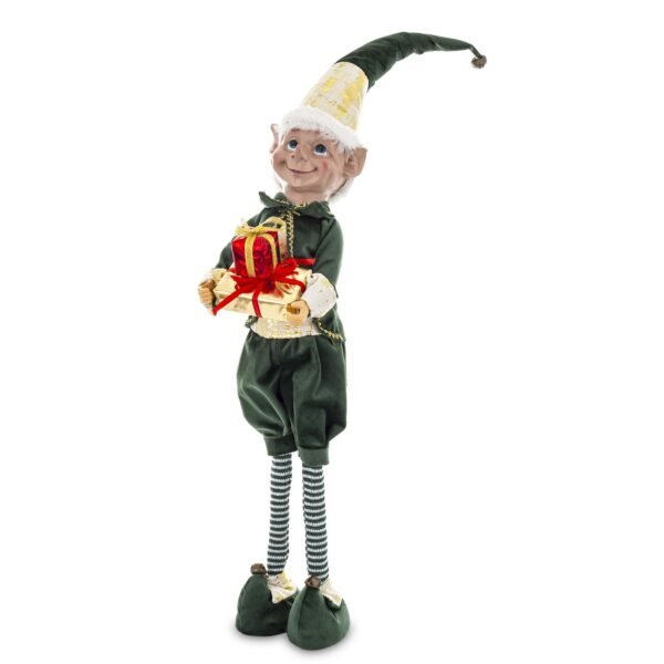 aa-4-10.jpg Elf świąteczny na teleskopowych nogach zielony 70 cm