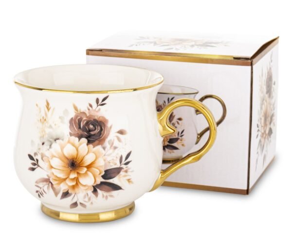 Kubek Flower porcelana 450 ml