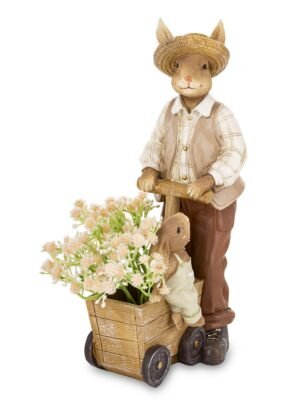 Figurka królika zajączka wielkanocnego | Dekoracja wielkanocna