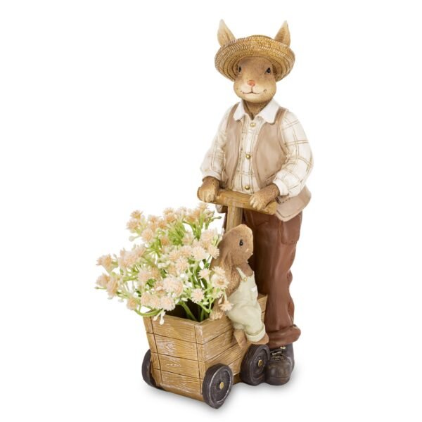 Figurka królika zajączka wielkanocnego | Dekoracja wielkanocna