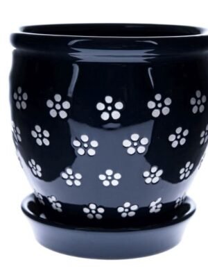 Doniczka 15 ceramiczna z podstawką