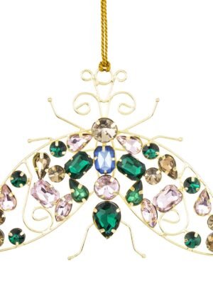 Piękna dekoracyjna zawieszka mucha