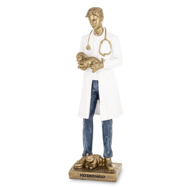 Figurka  mężczyzna weterynarz