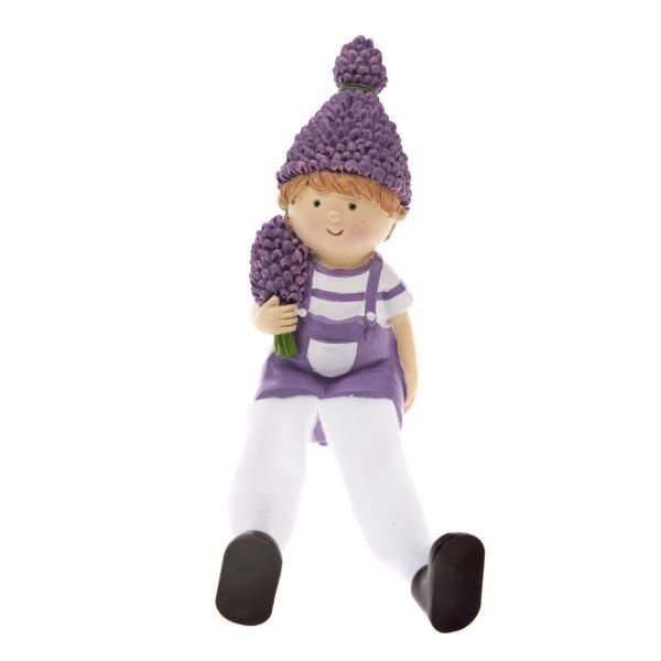 Lawendowy chłopiec (żywica poliestrowa)