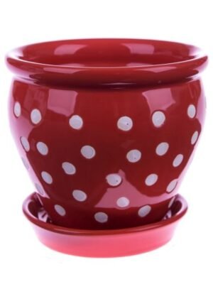 aa-65.jpg Ceramiczna doniczka z podstawką