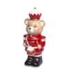 Figurka świąteczna niedźwiadek 16cm - dobosz
