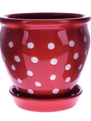 aa-67.jpg Ceramiczna doniczka z podstawką, większa