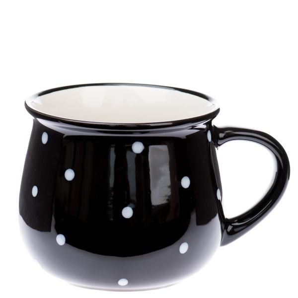 Kubek Dakls Groszki ceramika 770 ml