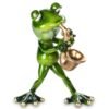 Figurka Żaba Z Saksofonem